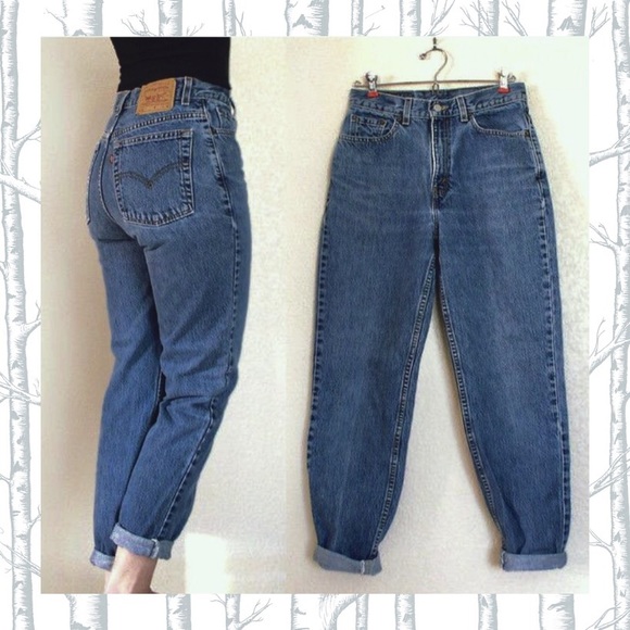 levi's high rise vintage jeans